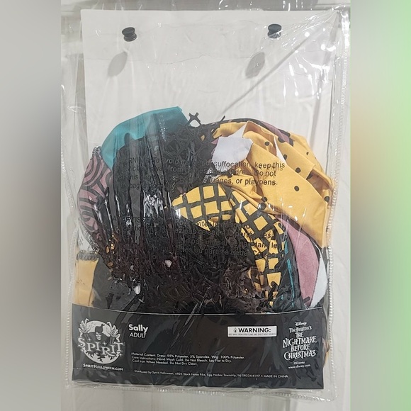 Disney's Nightmare Before Christmas Spirt Halloween Sally Costume dress size XL - Picture 2 of 5